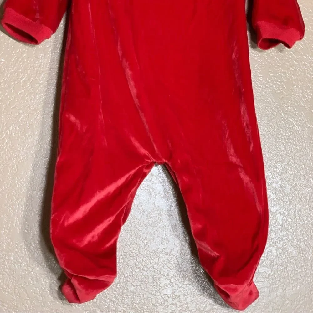 ‎Carters Baby’s 1st Christmas one piece footies
